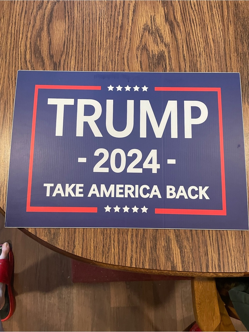 TRUMP 2024 TAKE AMERICA BACK YARD SIGN